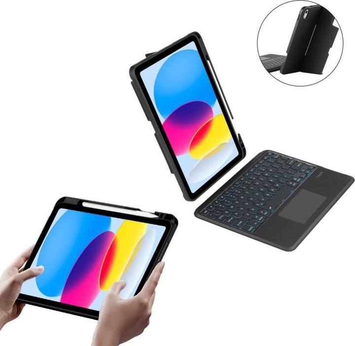Immagine prodotto Tech-Protect Custodia SC Mag Pen + Keyboard per iPad 10.9" di 10a generazione (2022) - nero (iPad 10.9 (2022))