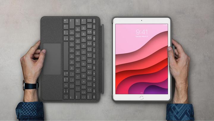 Produktbild Logitech Combo Touch (DE, iPad 2019 (7. Gen), iPad 2020 (8. Gen), iPad 2021 (9. Gen))