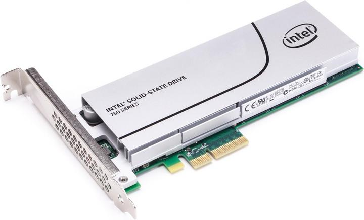 Produktbild Intel SSD 750 Series, NVMe (1200 GB, PCI-Express)
