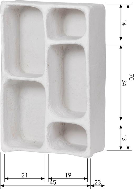Actual product image BePureHome Collection (70 x 45 x 23 cm)