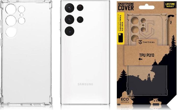 Image du produit PhoneLook Coque Gel Silicone Bumper anti-choc avec protections de coins et caméra (Samsung Galaxy S23 Ultra)