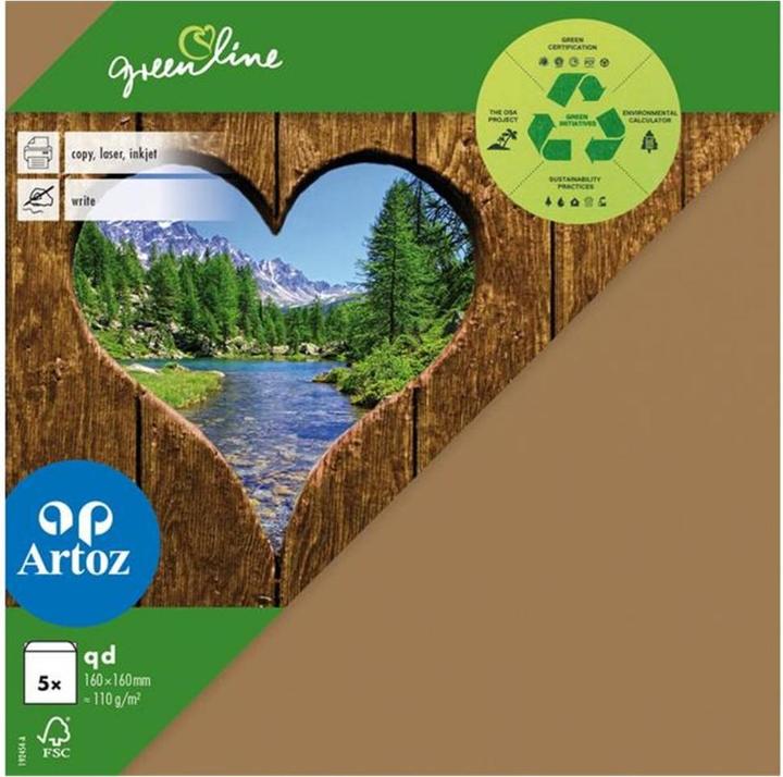 Image du produit Artoz Ligne verte (16 x 16 cm, 5 x)