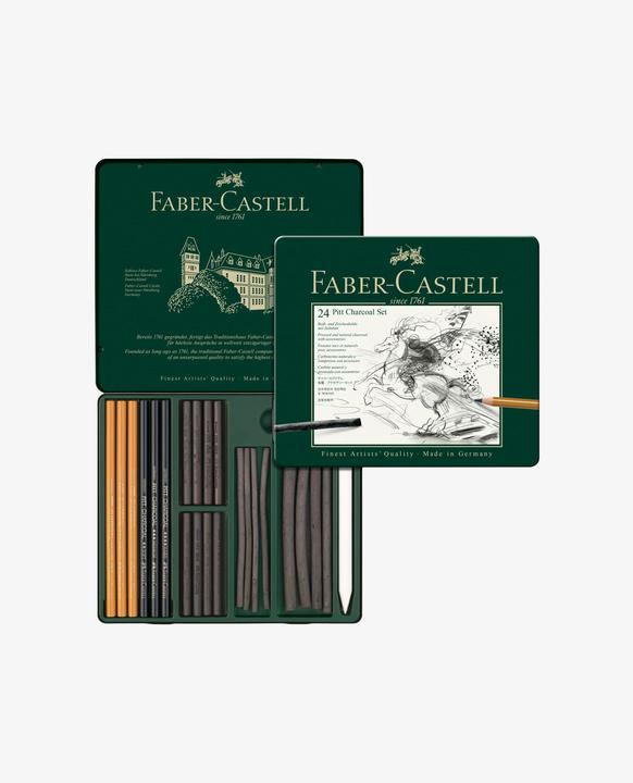 Actual product image Faber-Castell PITT coal set (24 x)
