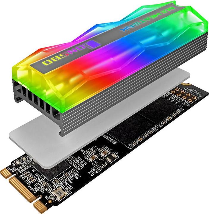 Image du produit Jonsbo M.2-2 Mirage Edition M.2 SSD Refroidisseur passif, ARGB