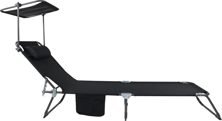 Immagine prodotto VCM Sdraio Sedia a sdraio Sdraio da giardino Tetto (185 cm)