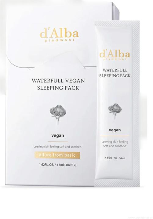 Actual product image d'Alba Italian White Truffle Waterfull Vegan Sleeping Pack (80 ml)