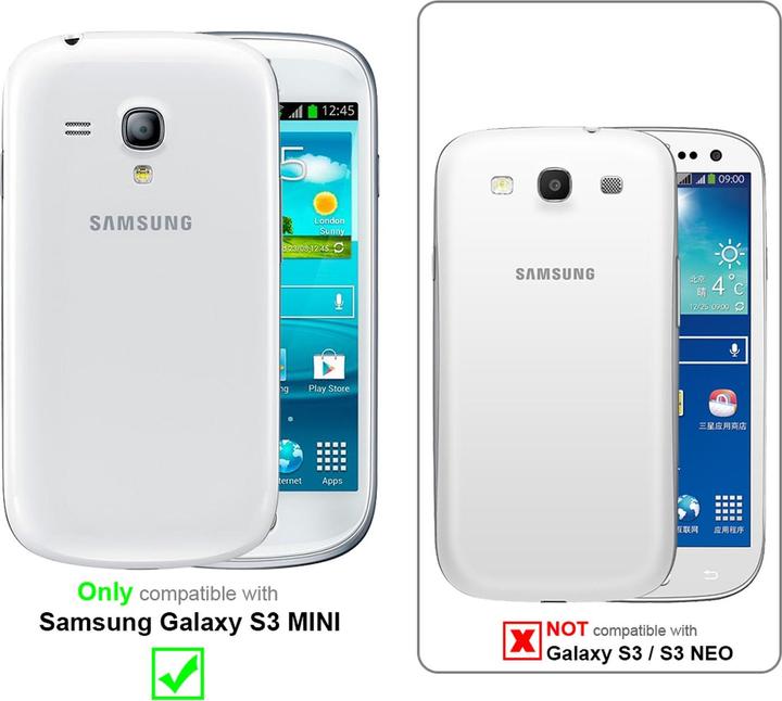 Produktbild Cadorabo Flip wie Invisible Cover (Samsung Galaxy S3 Mini)