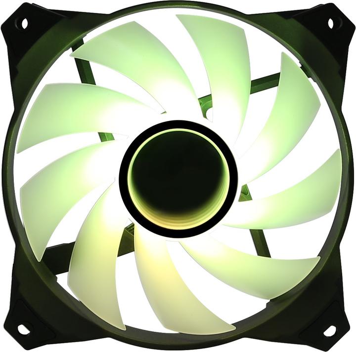 Actual product image Zalman ZM-IF120 Milky aRGB Fan infinity effect 1,200 RPM A 55.2CFM (120 mm, 1 x)