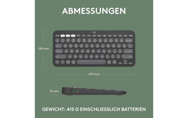 Produktbild Logitech Pebble Keys 2 K380S (CH, Kabellos)