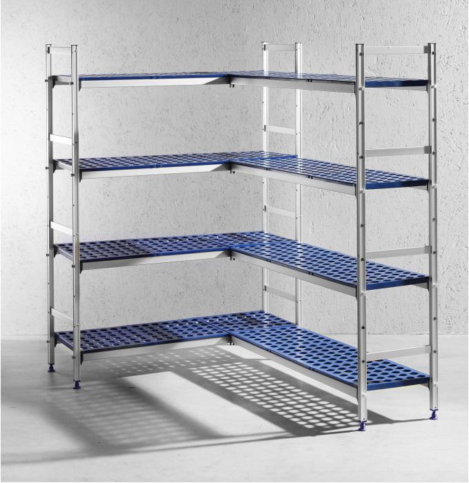 Actual product image Hendi Aluminum storage rack