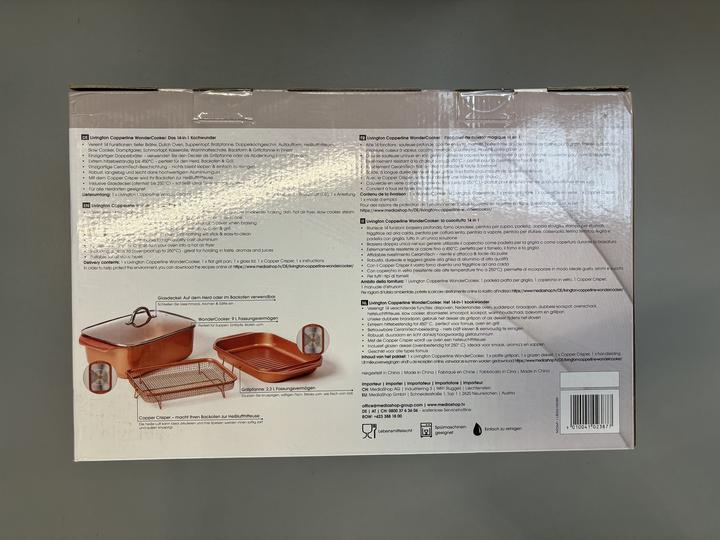 Immagine prodotto Livington Copperline Wonder Cooker (Pirofila + casseruola, Alluminio)