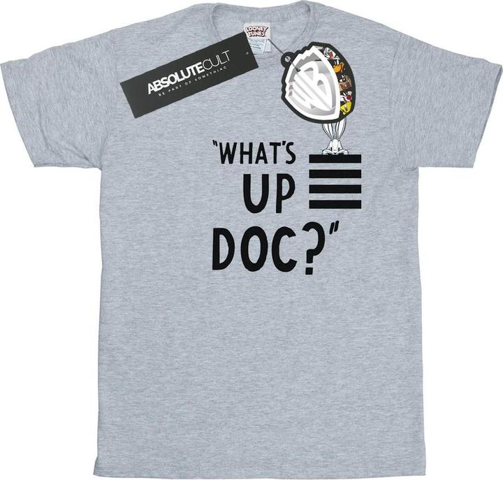 Immagine prodotto Looney Tunes Bugs Bunny What's Up Doc Stripes Maglietta Ampia Donna (M)