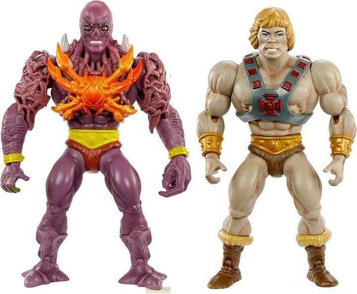 Produktbild Mattel Masters of the Universe x Stranger Things Origins Actionfiguren 2er-Pack He-Man & Vecna