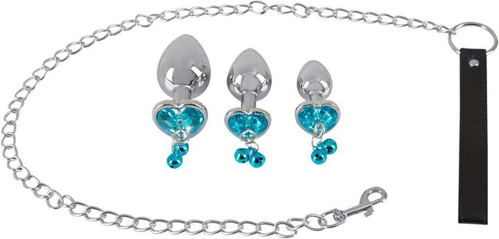 You2Toys Butt plug set with a leash