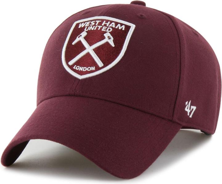 47 Brand Curved Snapback Cap - West Ham United maroon