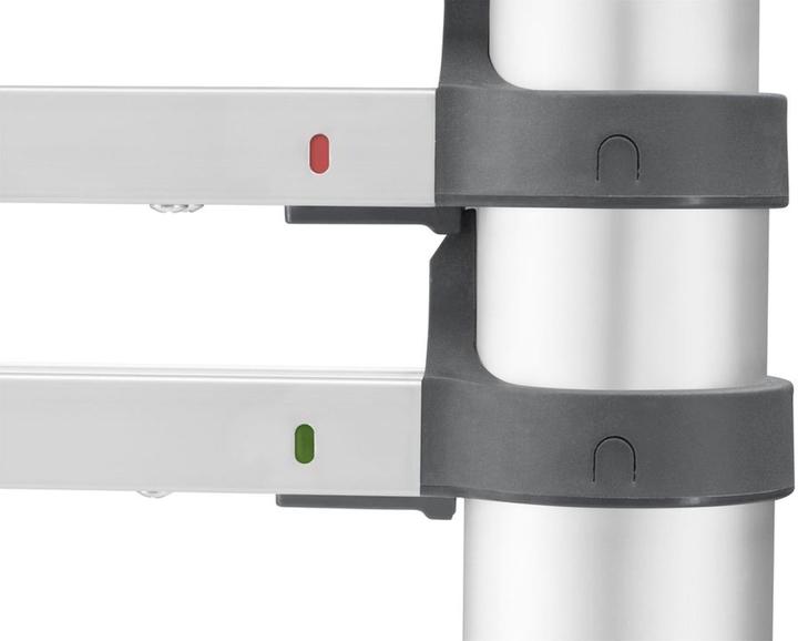 Produktbild Hailo FlexLine, Alu-Sicherheits-Teleskopleiter, 11 Sprossen (Anlegeleiter, 99 cm)