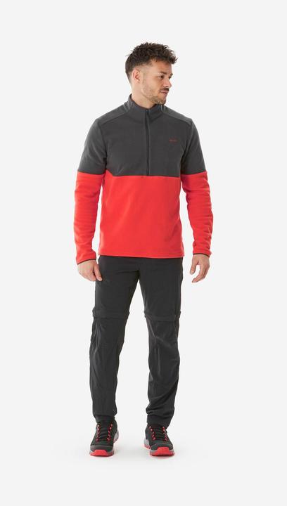 Image du produit Quechua Pull polaire homme randonnée - MH 500 rouge (4XL)