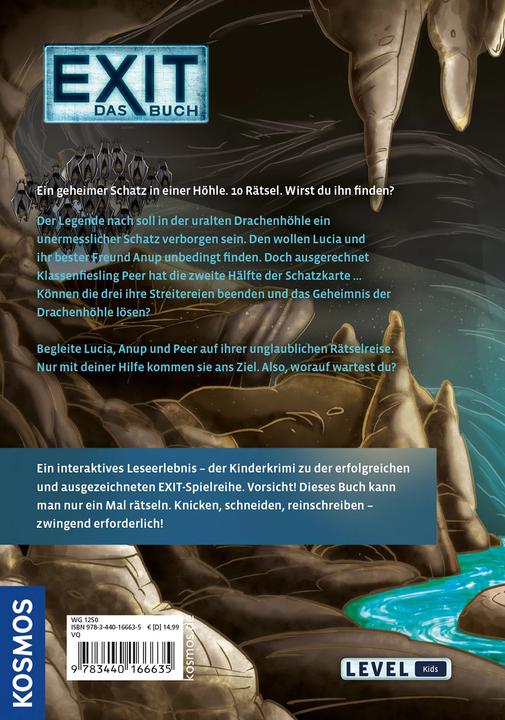 Actual product image Kosmos Exit Kids: das Buch - Der geheime Schatz (German, Comicon S.L., Beroy + San Julian|Inka Brand|Markus Brand|Burkhard Schulz|Maybach, 2019)