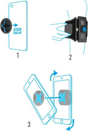 Image du produit Mobilis BRAZALETE UNIV U.FIX RUN KIT. Étui de protection pour téléphone portable Étui bracelet noir