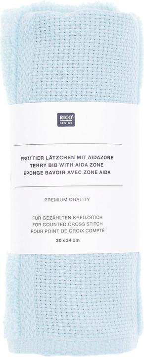 Actual product image Rico Design Bib light blue, 30 x 34 cm