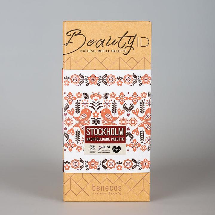Image du produit Benecos Palette BIO Large Stockholm - 18g - Beauty ID (Crème fouettée, Rose prismatique, Montagnes sombres, Lilas clair)