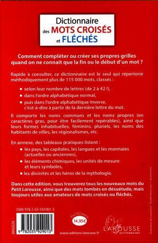 Image du produit Dictionnaire des mots croisés et fléchis (Français, Collectif, 2016)