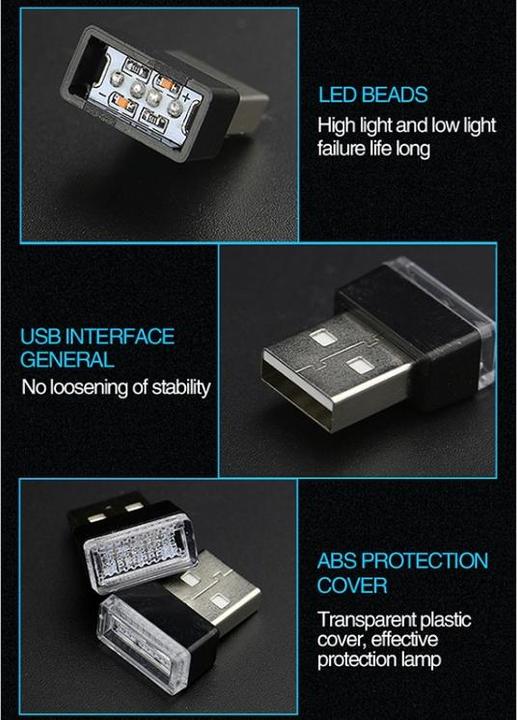 Produktbild AM Mini USB Licht - Atmosphäre Beleuchtung LED - Rot
