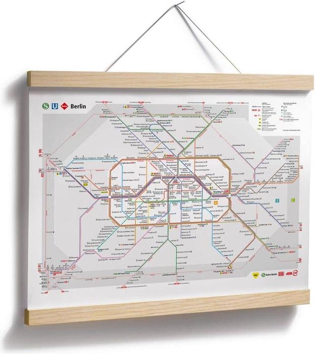 Image du produit BVG Berlin - Plan du réseau de Berlin (80 x 60 cm)