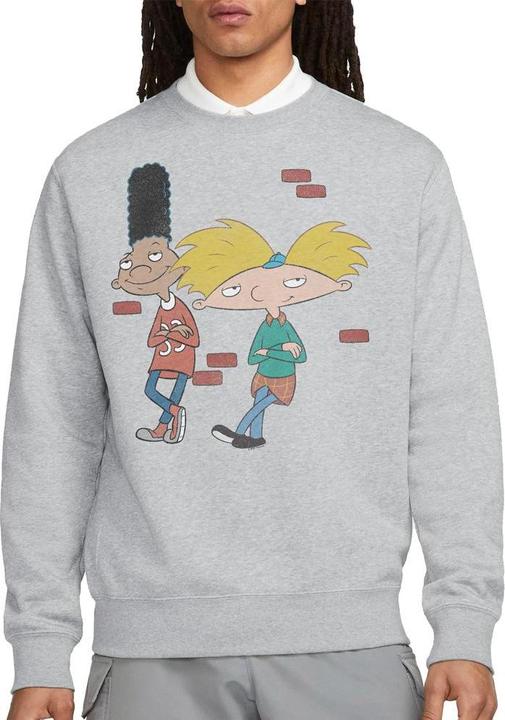 Actual product image Hey Arnold! Unisex Adult Leaning Arnold & Gerald Sweatshirt (M)