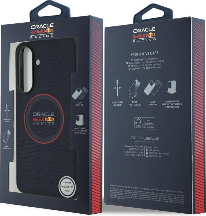 Actual product image Red Bull Case Meshed Red Ring for Samsung Galaxy A56 navy blue (Samsung Galaxy A56)