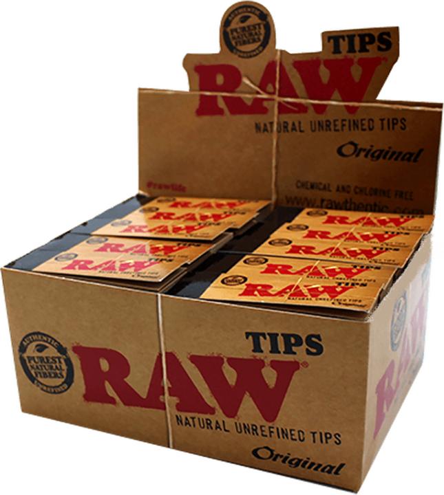 Actual product image RAW Tips Box
