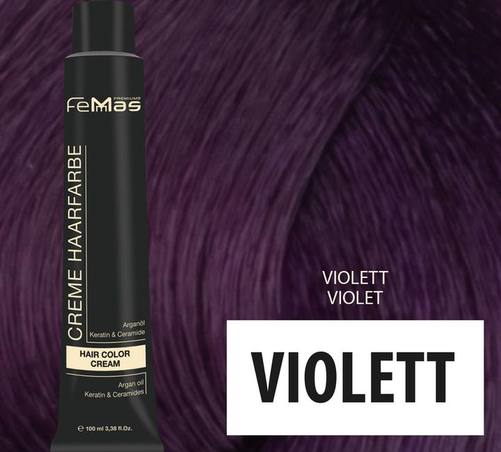 Produktbild FemMas Violett) Haarfarbe Pure & Mix 100ml (Violett)