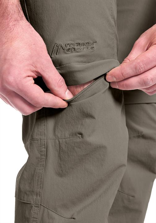 Immagine prodotto Maier Sports Pantaloni outdoor con zip leggera "Zillertal" Pantaloni da trekking da uomo in teak (3XL)