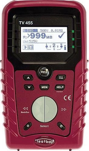 Produktbild Testboy Gerätetester TV 455 EN 61326 (CAT IV 300V, CAT III 600V)