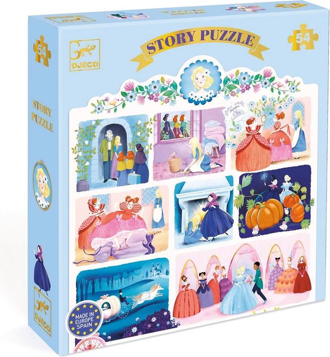 Immagine prodotto Djeco Puzzle della storia di Cenerentola 54 pezzi (54 pezzi)