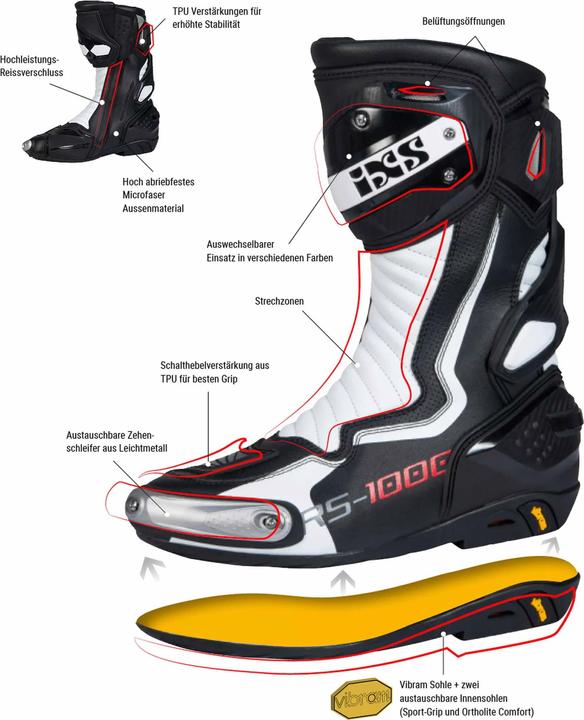 Produktbild iXS Stiefel RS-1000 (Herren, 40, 41, 42, 43, 44, 45, 46, 47, 48)