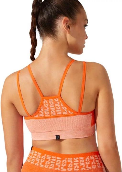 Actual product image ASICS Performance Asics Cropped Logo Seamless Bra 2032B791-800 - S (S)