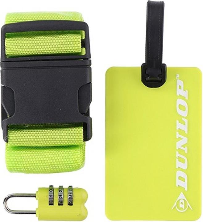 Actual product image Dunlop Luggage set (Case strap, Locks & Trailers)