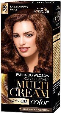 Produktbild Joanna Multi Cream Color Hair Dye 38 Chestnut Brown (38 Kasztanowy Brąz)