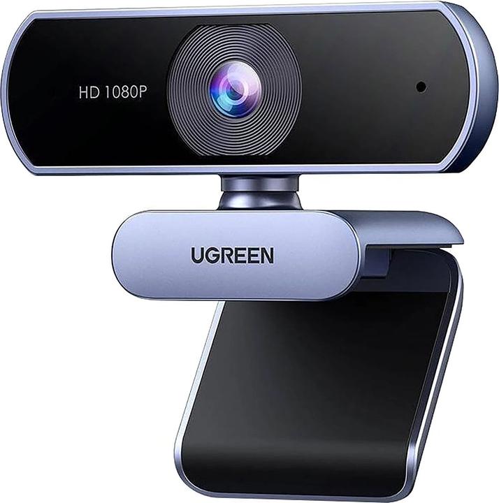 Ugreen Kamera internetowa Kamera internetowa z mikrofonem 15728 USB (srebrna) (2.10 Mpx)
