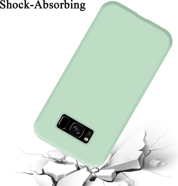Actual product image Cadorabo TPU Liquid Silicone Case Cover (Samsung Galaxy S8+)
