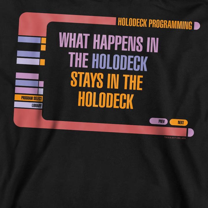 Actual product image Unisex Adult Holodeck Secrets Sweatshirt (L)