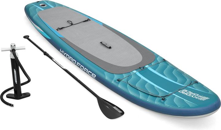 Actual product image Bestway Hydro Force Aqua Drifter View Inflatable Stand-Up Paddleboard Set with Built-in Window 3.35 m