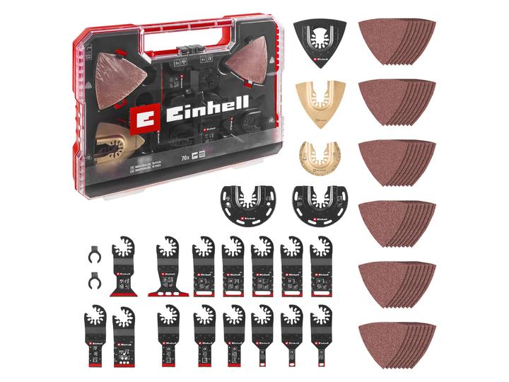 Immagine prodotto Einhell Multitool-Set, 708170, XXL-Case, 70-teilig