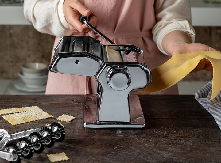 Produktbild Marcato Nudelmaschine Set Atlas 150 Classic mit Teigrad Pasta Bike