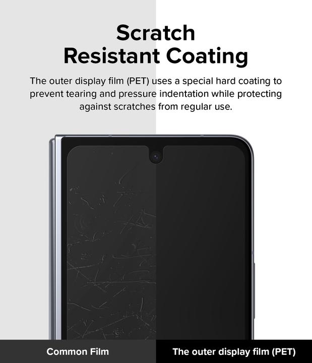 Produktbild Ringke Screen Protector for Galaxy Z Fold 5 DUAL EASY FILM (FRONT 1+ BACK 1) (2 Stück, Samsung Galaxy Z Fold5)