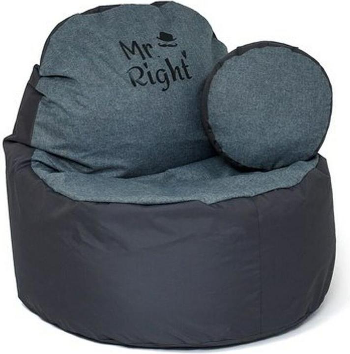 Produktbild Go Gift Sako sack pouffe Kaffee graphit-grau XXL 120 x 80 cm