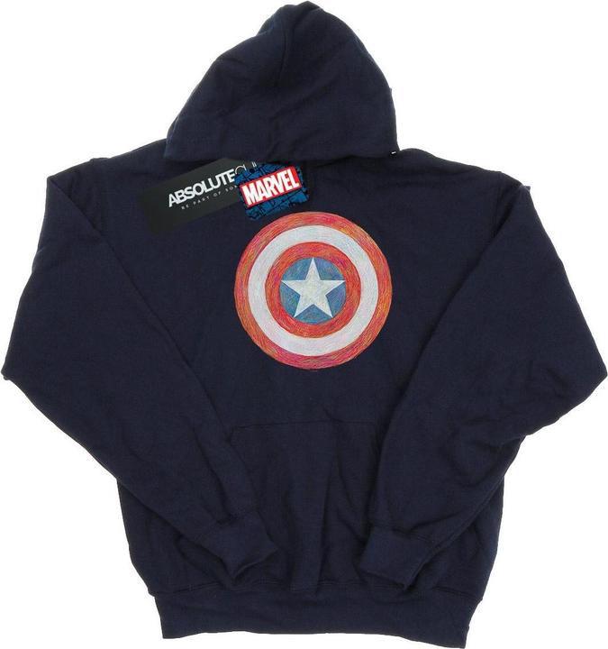 Captain America Sketched Shield Kapuzenpullover Jungen