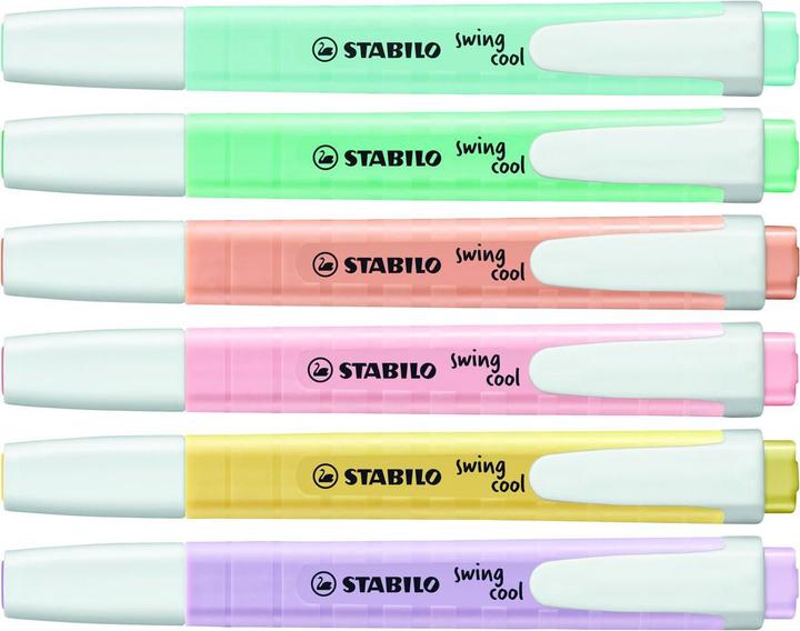Immagine prodotto STABILO swing cool Evidenziatore pastello (Toni pastello, 4 mm, 6 x)