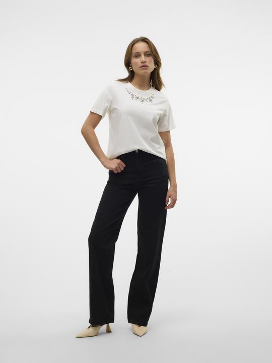 Immagine prodotto Vero Moda VMTESSA Hohe Taille Weiter Beinschnitt Jeans Weit geschnitten (W28/L32)